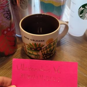 NWOT STARBUCKS NEW ORLEANS CERAMIC MUG YOU ARE HERE